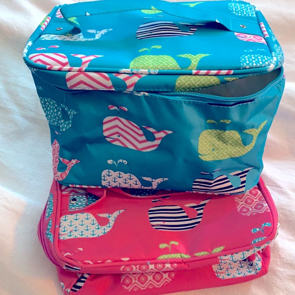 (2) Totes: Toiletry / Make Up / Jewelry